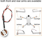 Arm Motor Assembly Replacement Repair Parts for DII Mini 3 Pro/Mini 4 Pro Drone Accessories,Front Rear Arm Universal(2 Pcs)