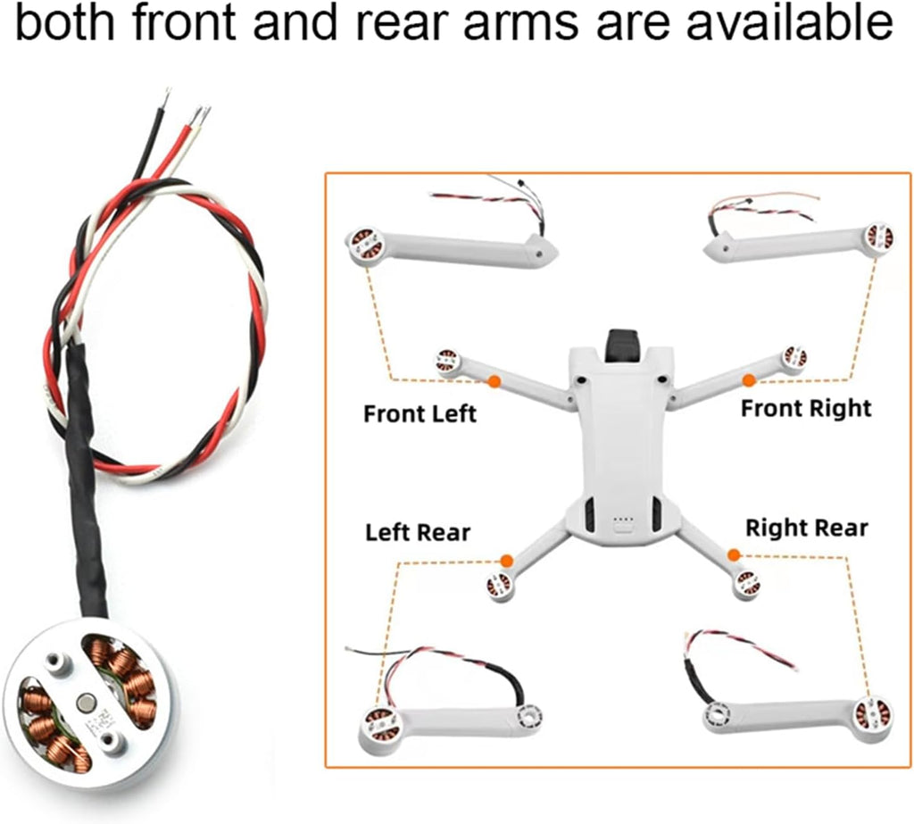 Arm Motor Replacement Repair Parts for Dji Mavic Mini 3 Pro Mini 4 Pro Drone Accessories.(Universal)