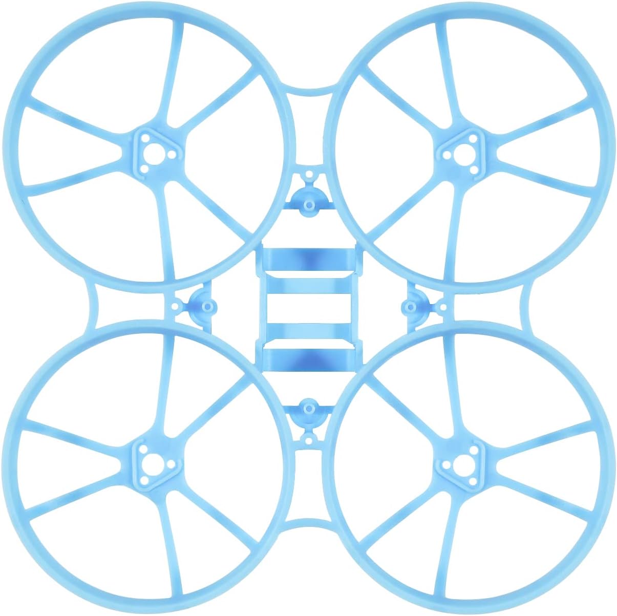 BETAFPV 2pcs Meteor75 Pro Brushless Whoop Frame | Triangle Bilateral Stretch Structure Motor Holder Hole | Larger Lipo Battery Slot for 45mm Propellers 550mAh 1S Lipo 0802SE 1102 Series Motors