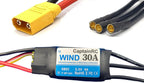 30A ESC with 5.5V/4A BEC 2-4S Electric Speed Controller with XT60 & 3.5mm Bullet Plugs for Fixed Wing Airplane/RC Drone Airplane/Brushless Motors