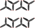 Propellers for DJI FPV Blades - 8Pcs Props Quick Replacement Spare Part Low Noise Props Wings for DJI FPV Drone Accessories Red Tips