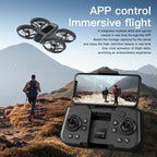FPV Drone with Camera and VR Glasses, Brushless Motor Optical Flow Cool LED Lights Drones Dual Camera Switch RC Quadcopter 2 Batteries VR Drones for Beginners Adults X226 Drone