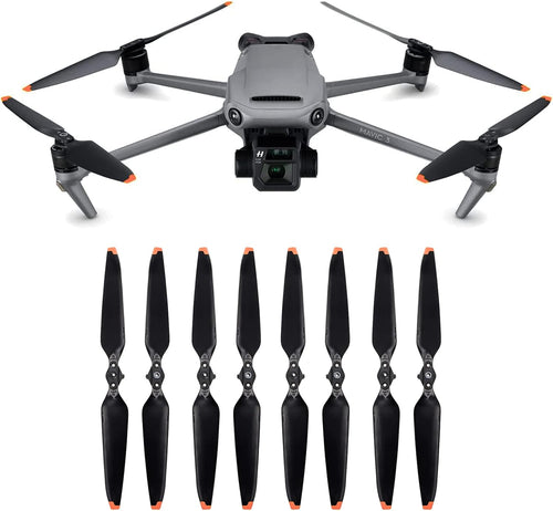 4 Pairs Propellers for DJI Mavic 3 Pro/Mavic 3 Pro Cine/Mavic 3/Mavic 3 Cine/Mavic 3 Classic Replacement Prop Blades 9453F Low Noise for DJI Mavic 3 Series Drone Accessories Orange