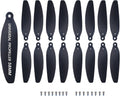 Universal 58mm/2.28In Drone Propellers for S162¡¢S116¡¢S112¡¢XK5¡¢SG108¡¢L108¡¢S3¡¢S9¡¢M8¡¢RG101¡¢A13¡¢S1S¡¢K918 Models - Replacement Drone Accessories with Stable and Low-Noise Operation 16-Pack (Black)