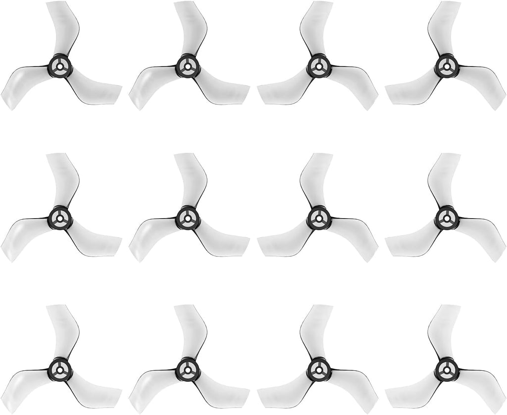 BETAFPV 12pcs Gemfan 40mm 3-Blade Propellers with 1.5mm Shaft Hole Whoop Drone Propellers for 110X Motor 1S FPV Tiny Whoop Quadcopter like Cetus Pro