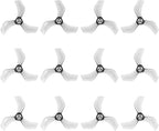 BETAFPV 12pcs Gemfan 40mm 3-Blade Propellers with 1.5mm Shaft Hole Whoop Drone Propellers for 110X Motor 1S FPV Tiny Whoop Quadcopter like Cetus Pro