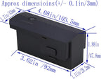 Blomiky 11.1V Li-Po Battery Replacement 2500mAh for SJRC RUKO F11GIM2 F24 DE22 Pro and F11GIM F35 4K Pro Drone