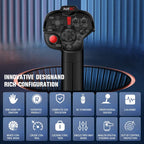 HOTRC DS-4A 2.4G 4 Channel Single Hand RC Radio Transmitter with 4CH Receiver for RC Car Boat Drone Airplane (W/ 1 RX)
