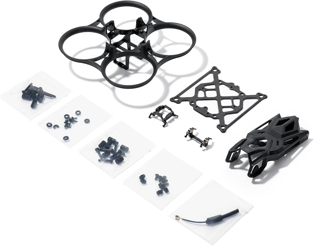 BETAFPV Pavo Femto Brushless Whoop Drone Frame with HD VTX Bracket Camera Canopy for O4 Air Unit, Modular Design, 75mm Wheelbase, PA12 Material, Effortless Install, for DIY Cinewhoop Drone Quadcopter