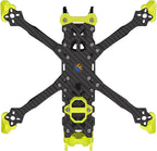 VOLADOR VX3.5 O4 Pro Air Unit RC FPV Racing Drone Quad T700 Carbon Fiber 3.5¡å HD quashed-X Quadcopter Frame Kit RC DIY Parts w/TPU Accessories Yellow