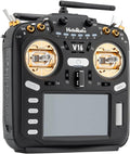 V16Max ELRS CNC Hall Gimbals Radio Transmitter, 16 Channels, 2.4G, Mode 2, for RC Drone (Gold)