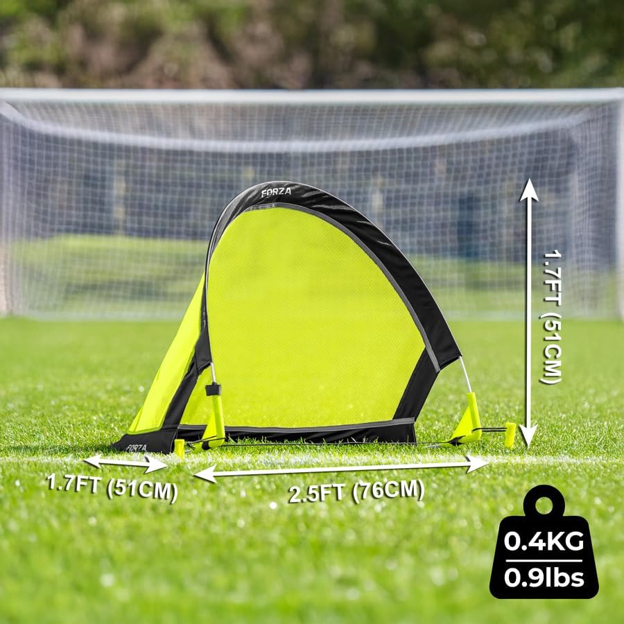 FORZA Pop-Up FPV Drone Racing Air Gates ¨C Foldable Race Gates with Reflective Strips, Ground Pegs & Carry Bag ¨C Outdoor Practice Gates ¨C 2.5ft, 4ft or 6ft ¨C Single or Pair (2, 2.5ft)