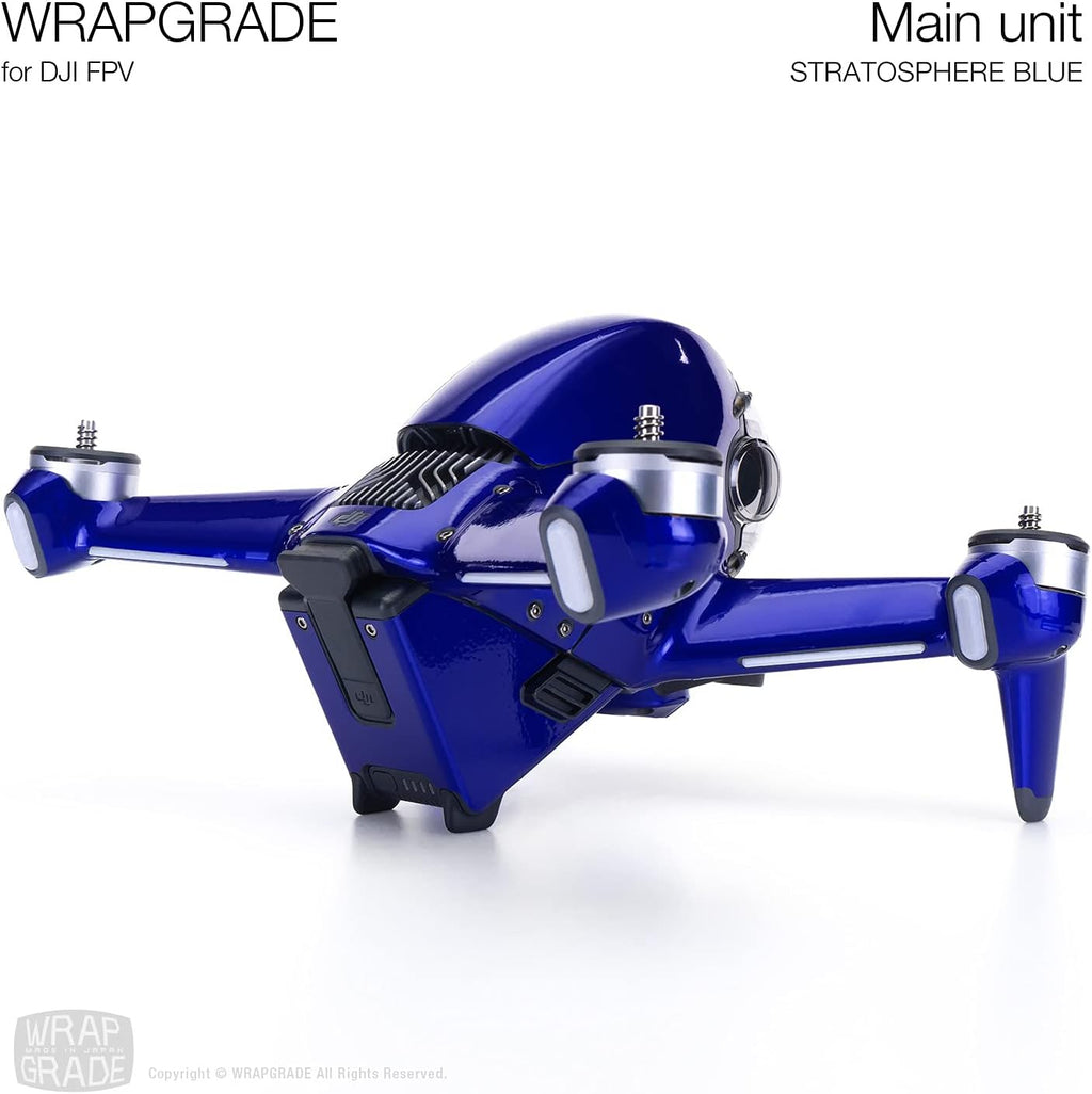 WRAPGRADE Skin Compatible with DJI FPV | Full-wrap (Stratosphere Blue)