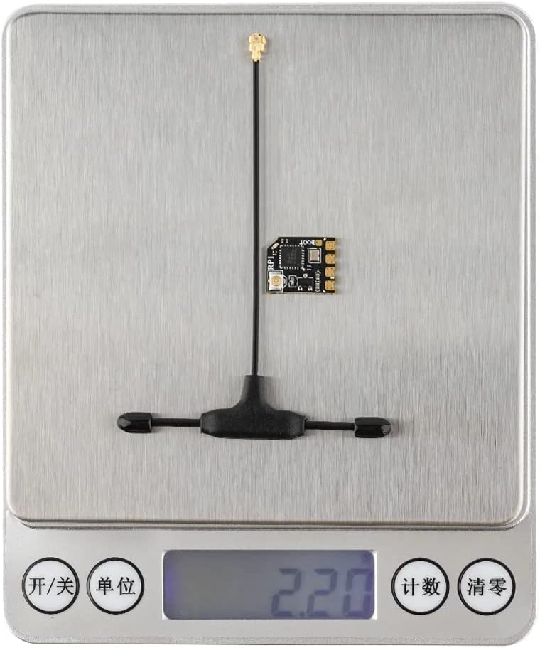 RadioMaster 2.4GHz RP1 ELRS FPV Receiver ExpressLRS Nano Receiver Come with 65mm UFL T Antenna for TX16S TX12 Zorro ELRS RC Transmitter