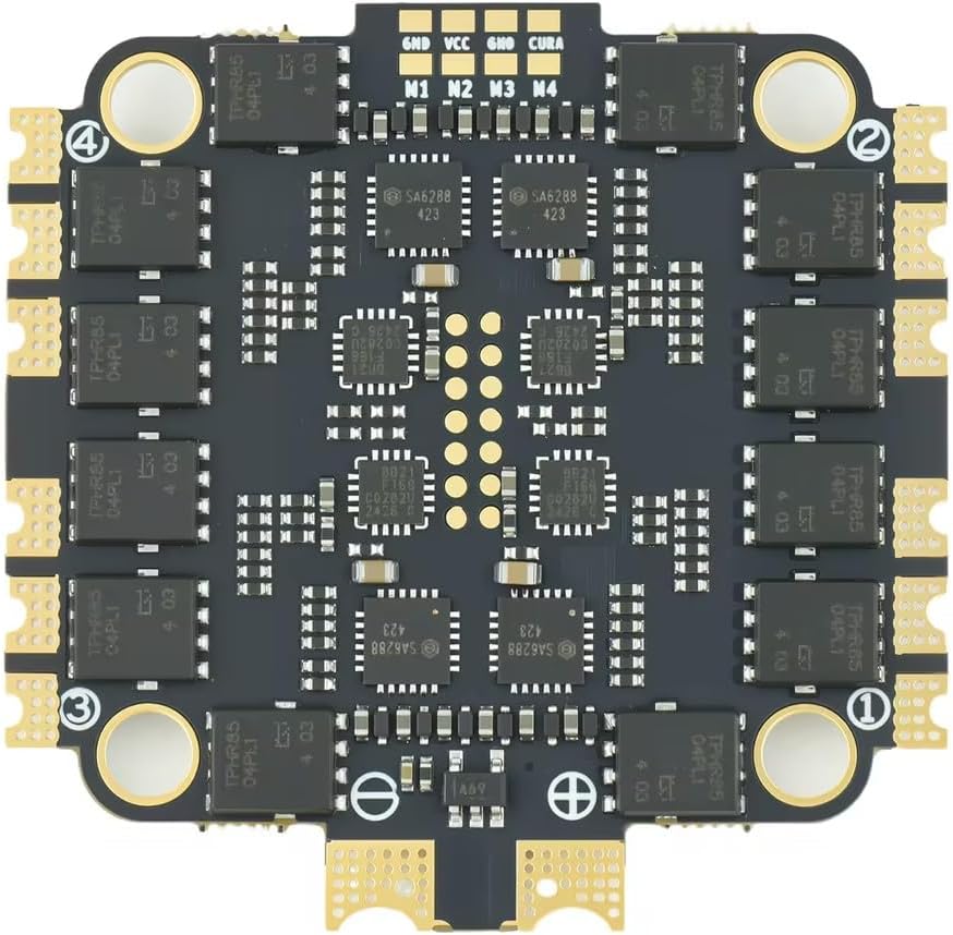 AERO SELFIE 60A 4IN1 ESC 8 bit for FPV Drones Compatible with 2S-6S LiPo Batteries, Lightweight 13.8g, High-Performance, Stalling Protection, PWM, DSHOT, ONESHOT Supported