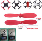 sea jump 20PCS Propeller for HS190 901HS 901S 901H X300C LF606 SG800 E61HW S9 Mini Quadcopter, RC Drone Blade Accessories