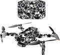 MightySkins Compatible with DJI Mini 2 Portable Drone - Black Modern Camo | Protective, Durable, and Unique Vinyl Decal wrap Cover | Easy to Apply and Change Styles | Made in The USA