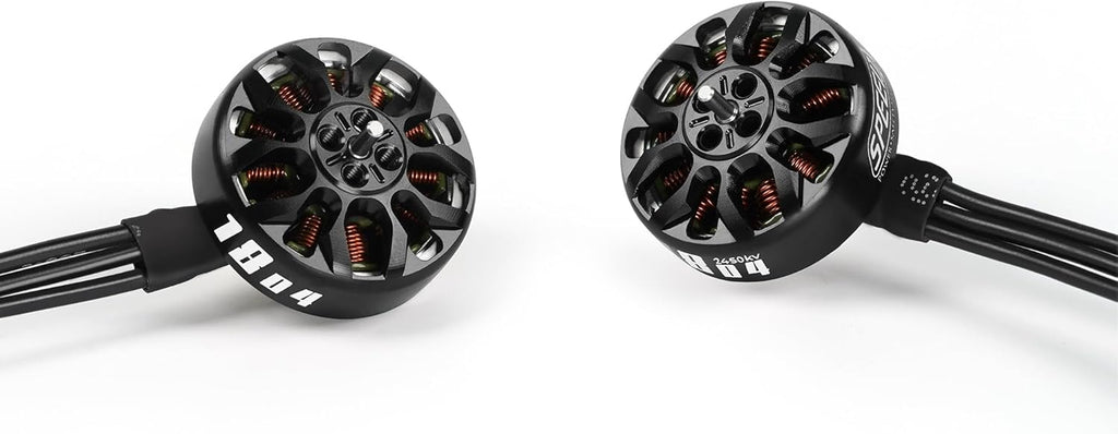 GEPRC SPEEDX2 1804 2450KV Brushless Motor for FPV Drones - 2nd Gen Ultra-Lightweight Upgrade, 13.2g Weight w/ 7075-T Aluminum, Compatible with 3-4 Toothpick & Long Range Drones