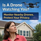 Police Drone Detection & Tracking Kit Handheld Drone Detection Kit- Compact Remote ID Receiver for iOS & Android