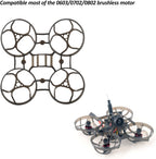 Happymodel Mobula6 2024 Drone Frame 65mm Wheelbase, Ultra Lighter 65mm Brushless Tiny Whoop Frame Durable, Compatible with 0603/0702/0802 Brushless Motor (1PCS)