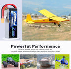 Zeee 3S 120C 2200mAh 11.1V Lipo Battery with XT60 Plug RC Graphene Lipo for FPV Drone Quadcopter Helicopter Airplane RC Boat RC Car RC Models(2 Pack)