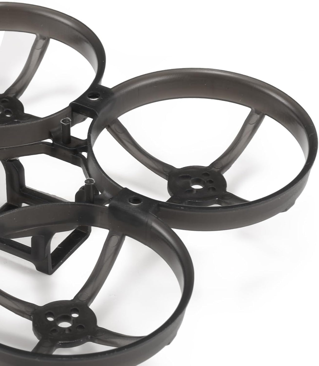 Happymodel Mobula8 85mm Wheelbase Drone Frame Accessories, 2PCS Black Micro FPV Whoop Frame for 2 inch Props 702/703/802/1002/1102/1103 Brushless Motors 1-2S Carbon Fiber Racing Quadcopter Frames