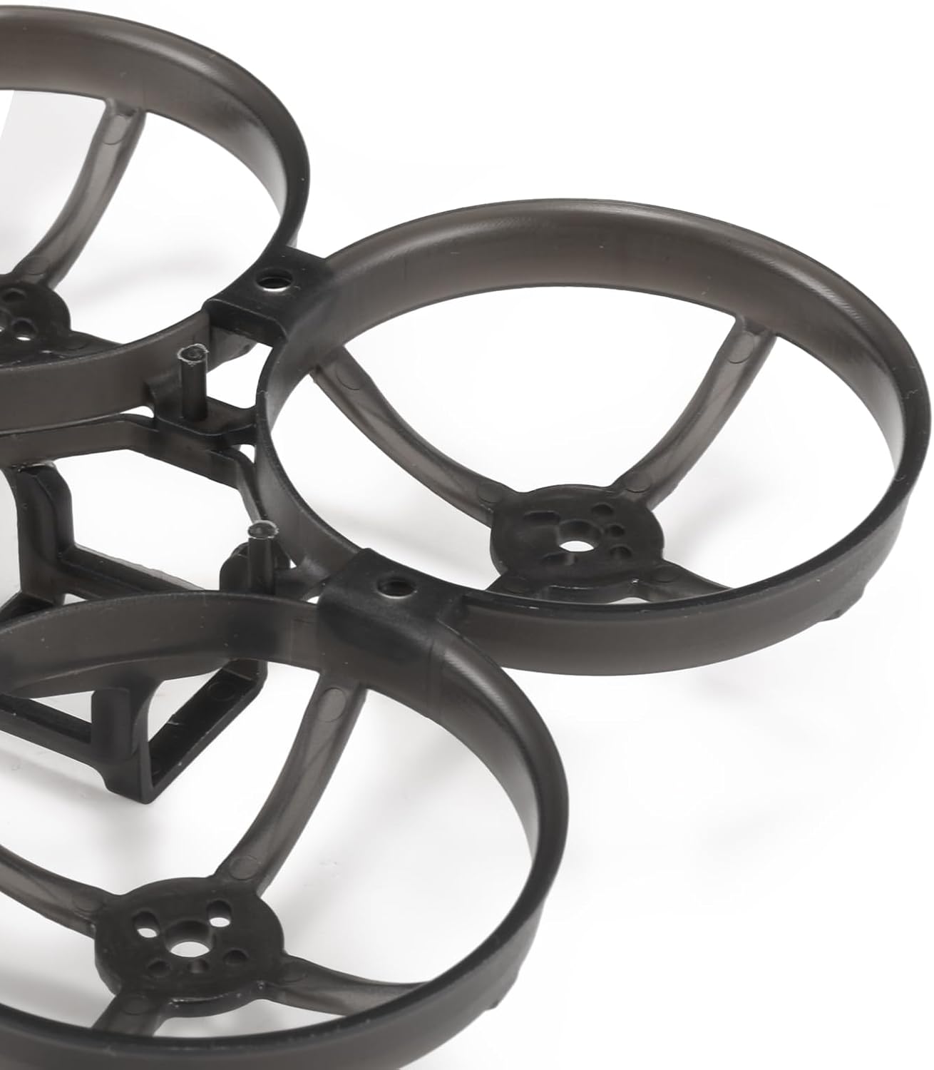 Happymodel Mobula8 85mm Wheelbase Drone Frame Accessories, 2PCS Black Micro FPV Whoop Frame for 2 inch Props 702/703/802/1002/1102/1103 Brushless Motors 1-2S Carbon Fiber Racing Quadcopter Frames