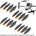 16PCS Foldable Drone Propellers Replace Parts for Most Drone Spare Part, 2.75-Inch Universal Replacement Blades,70mm Low-Noise and Quick-Release Blades Props Wings Accessories(Orange)