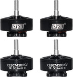 DYS 4pcs X2807 1300KV 1700KV FPV Brushless Motor,6S Drone Motor for 7,8Inch FPV Drone Frame Racing Quadcopter Motor Multirotor Drone Motors (X2807 1300KV 4PCS)