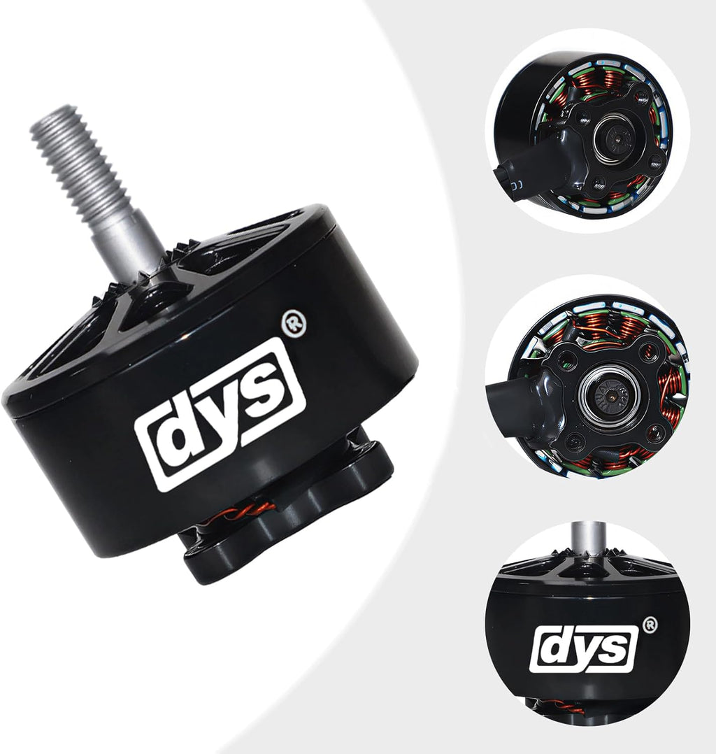 DYS 4pcs X2812 900KV 1115KV Brushless Motor 6S for 7inch Long Range FPV Racing Drone Freestyle FPV Drone Quadcopter Motor (X2812 900KV 4PCS)