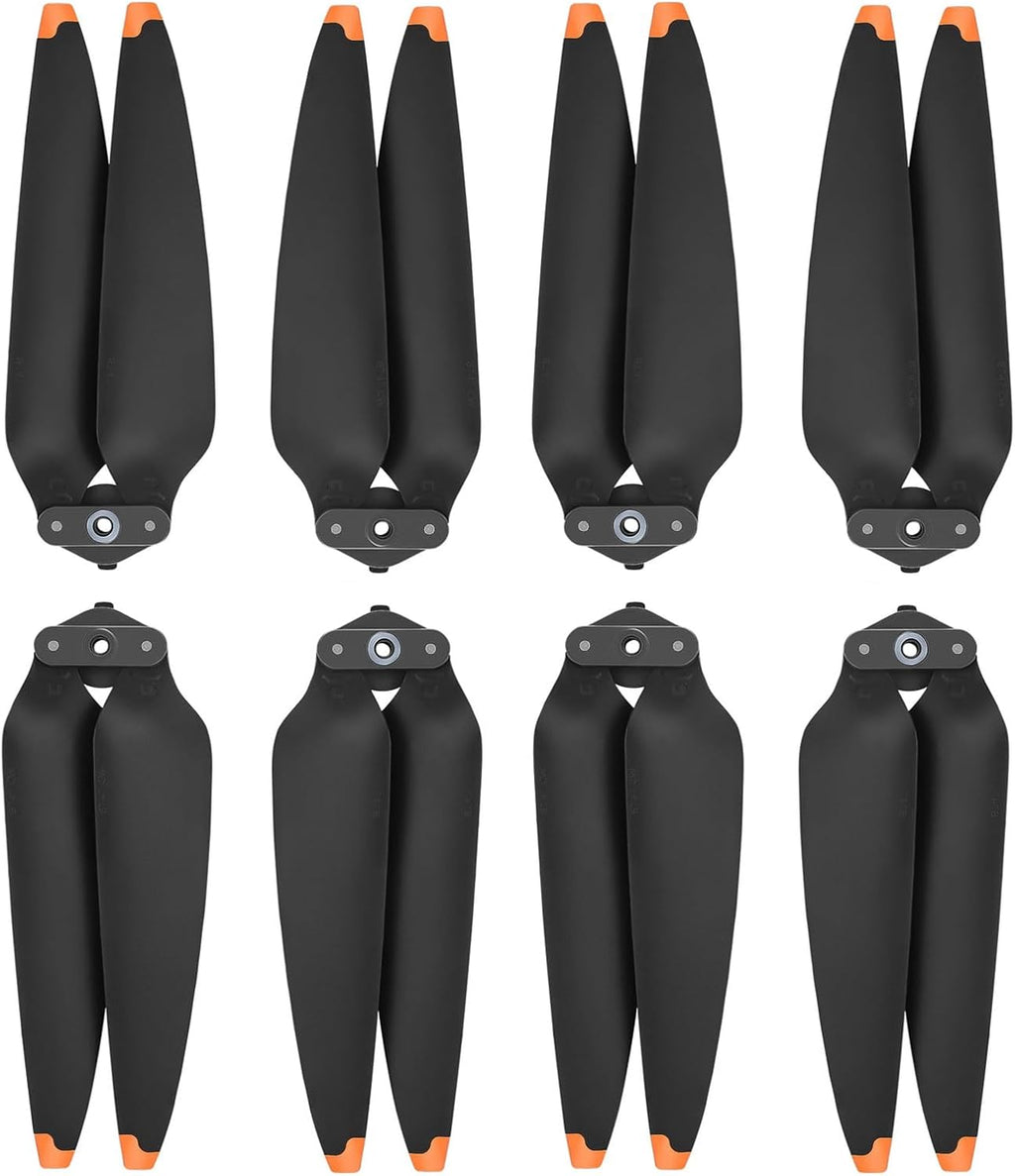 Air 3S Propellers Wings - 8PCS Props for DJI Mavic Air 3S/Air 3 Replacement Parts Drone Accessories Low Noise Quick-Release Blades Quiet 8747F Air Series 4 Pairs Orange