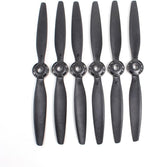 Xmipbs 3 Pairs Blade A B Quick Release Propellers for Yuneec Typhoon H 480 Drone 6pcs (Black)