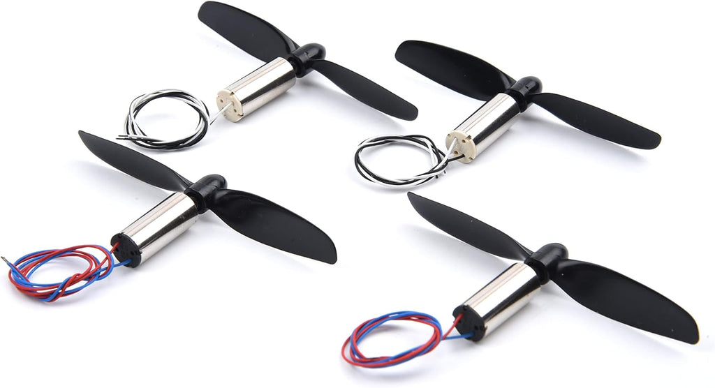 YoungRC 8520 Coreless Motor 8.5 x 20mm Brushed Motors + 75mm CW CCW Propeller for DIY Micro QX95 QX110 Quadcopter RC Drone