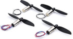 YoungRC 8520 Coreless Motor 8.5 x 20mm Brushed Motors + 75mm CW CCW Propeller for DIY Micro QX95 QX110 Quadcopter RC Drone