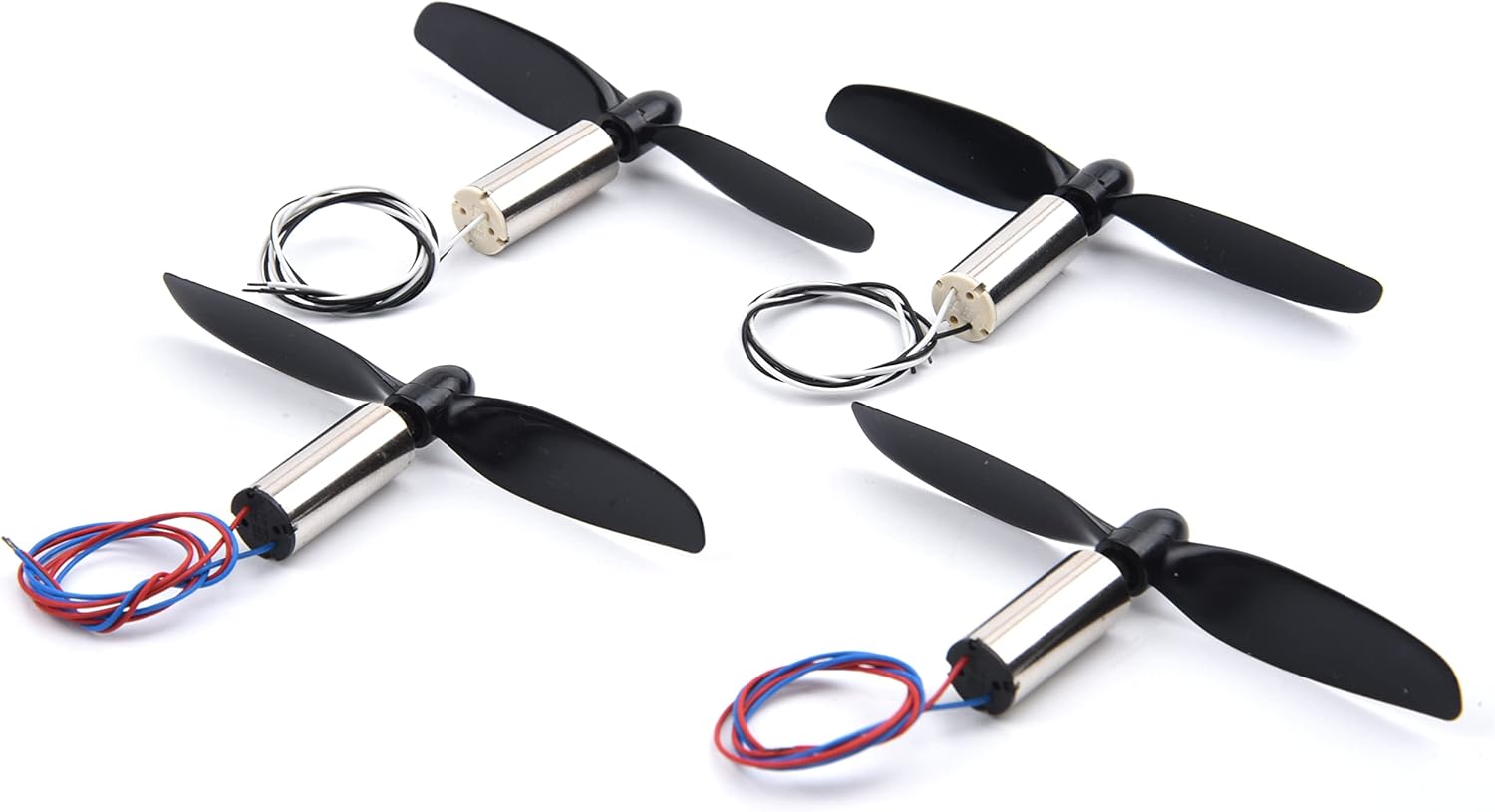 YoungRC 8520 Coreless Motor 8.5 x 20mm Brushed Motors + 75mm CW CCW Propeller for DIY Micro QX95 QX110 Quadcopter RC Drone