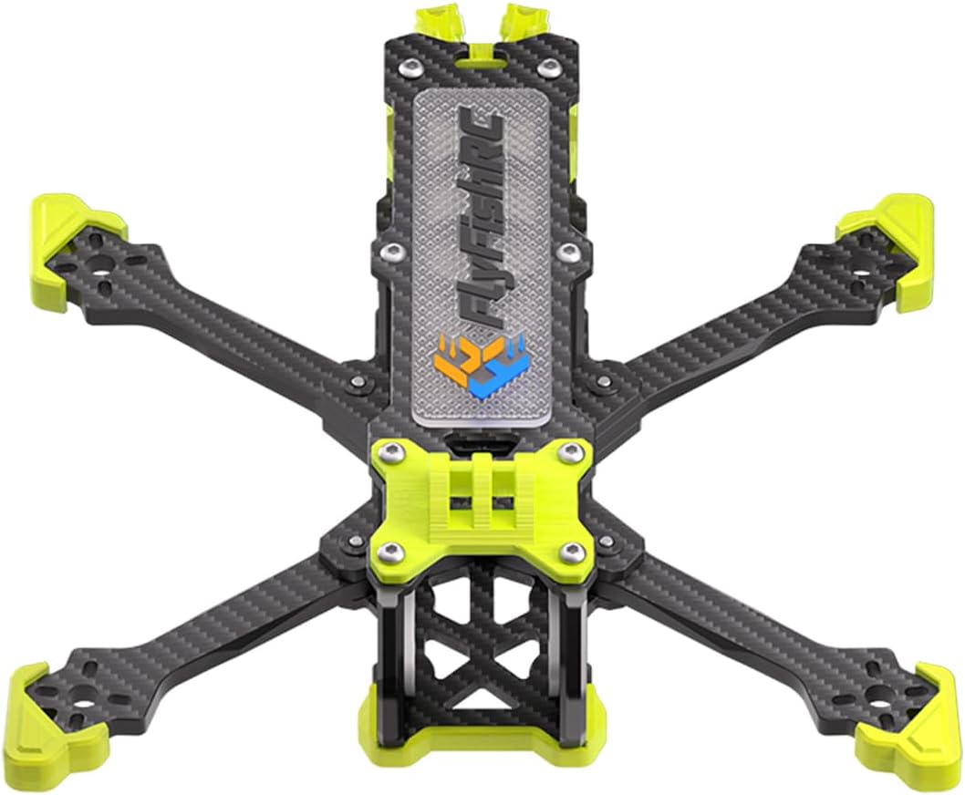 Valador VX3 3inch RC FPV Racing Drone Quad T700 High-strength Carbon Fiber HD O4 PRO Air Unit Squashed-X Quadcopter Frame Kit DIY Parts CNC Aluminum Alloy Yellow