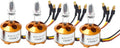 A2212 1000KV Brushless Motors 13T High Power Brushless Outrunner Motor for RC Aircraft Multi-Copter Quadcopter Drone(4PCS)