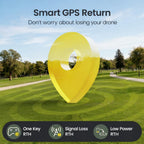 Holy Stone HS175G GPS Drone With 4K EIS Camera For Adults, 249g Foldable RC Quadcopter With Auto Return, Follow Me, 60 Mins Flight Time, Battery Fast Charge, Headless Mode, Upgraded HS175D