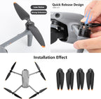 Propellers for DJI Air 3S/Air 3 Replacement Prop Blades Low Noise Accessories for DJI Mavic Air 3/Air 3S Drone Accessories 8Pcs Orange Tips