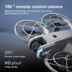 Drone with HD Camera for Adult Beginners, Brushless Motor, One Key Take Off/Land, Optical Flow Positioning, Gesture Photo Video RC Quadcopter with 2 Battery Drones Gift for Adults, Beginners