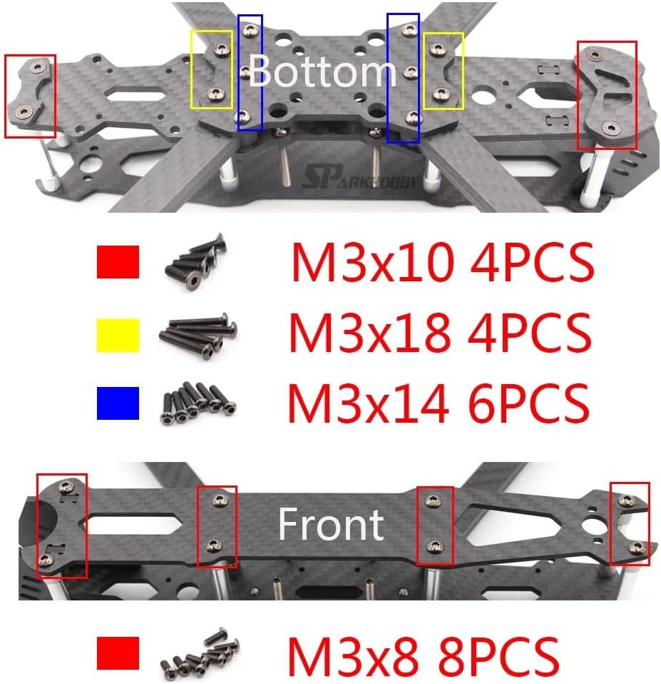 MARK4 V2 10inch 425mm Carbon Fiber Frame Compatible 3115 Motor 1050 Propeller for RC FPV Freestyle Long Range Drone DIY Parts (1PC MARK4 V2 10inch)