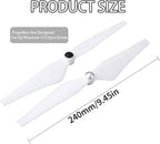 4 Pairs Replacement 9450 Self-Tightening £¨CW/CCW £© Propellers £¬ for DJI Phantom 2, 3 Professional, Advanced Series?,Low Noise Propeller, Replacement Parts for Drone Blades