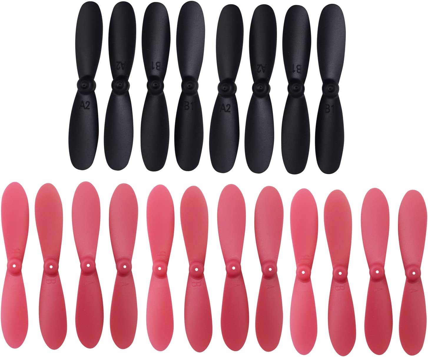 sea jump 20PCS Propeller for HS190 901HS 901S 901H X300C LF606 SG800 E61HW S9 Mini Quadcopter, RC Drone Blade Accessories
