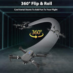 MOCVOO Drone With 1080P Camera for Adults Beginners Kids, Foldable RC Quadcopter, Toy Drones Gifts, FPV Drone Video, 2 Batteries, Carrying Case, One Key Start, Headless Mode, Waypoints fly, 360¡ã Flips