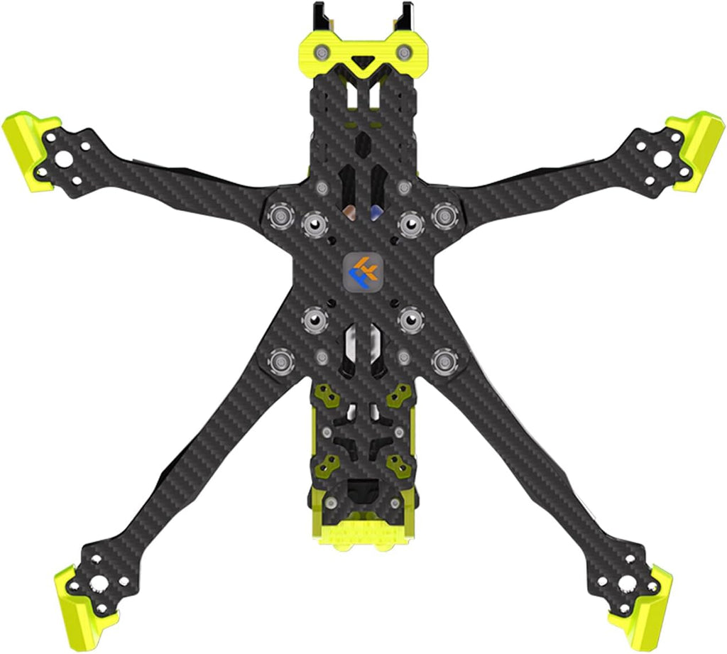 Volador II VD5 O4 Pro Air Unit Deadcat RC FPV Drone Racing Drone Quad T700 Carbon Fiber Quadcopter Frame Kit with 6mm Arm 5 Inch RC Hobbies Cinematic w/TPU Parts Yellow
