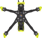 Volador II VD5 O4 Pro Air Unit Deadcat RC FPV Drone Racing Drone Quad T700 Carbon Fiber Quadcopter Frame Kit with 6mm Arm 5 Inch RC Hobbies Cinematic w/TPU Parts Yellow