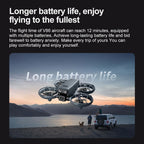 HD Camera Drone with 3 Batteries for Adults Beginners, Optical Flow Positioning Altitude Hold 360¡ã Flips, One Key Takeoff/Landing Headless Mode, V86 Mini RC Quadcopter for Outdoor Indoor Videos Drones