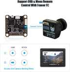 FPV Camera Foxeer Mini Cat 4, 1200TVL Super Starlight Night Vision Camera with 2.1mm Low Light Lens, OSD Menu Remote Control, Global WDR for RC FPV Racing Drone