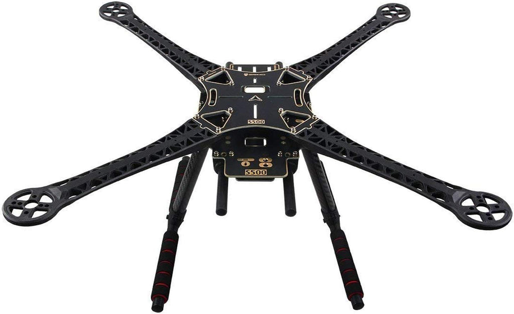 ShareGoo S500 RC Quadcopter Fuselage Frame Kit PCB Version with Carbon Fiber Landing Gear Skide Kits