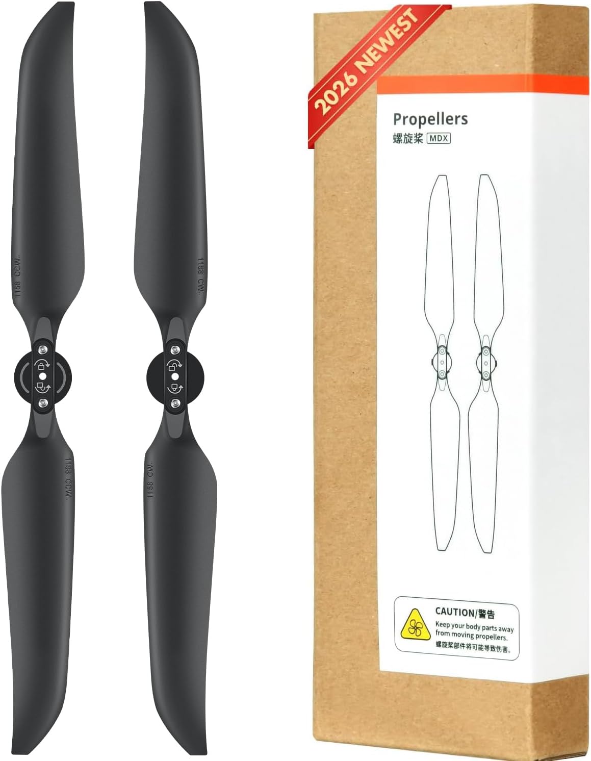 Autel Robotics EVO MAX 4T Propeller 1158 Blades, Foldable & Durable Propellers Standard 1 Set, Accessories Prop Blades Only for Autel EVO Max 4T/ 4N V2 Drone, 100% O.riginal